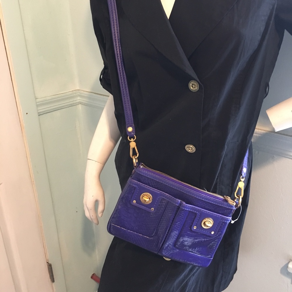 Marc By Marc Jacobs Python Shine Percy Crossbody - image 6